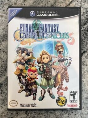 Final Fantasy: Crystal Chronicles (Nintendo GameCube, 2004) CIB Tested & Works